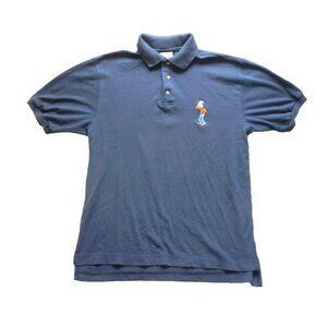 Vintage Goofy Shirt Adult Medium Preppy Embroidered Mickey Disney World Polo Men